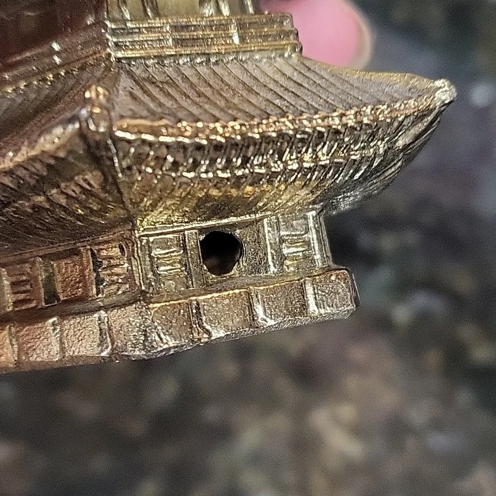 Vintage Brass Pagoda- Japanese Incense Burner - Picture 6 of 8